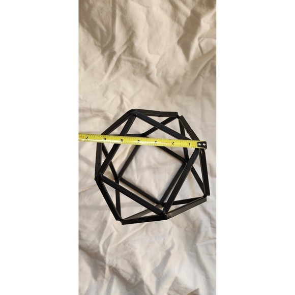 6 In Black Metal Geomtric‎ Tabletop Decor Shelfsitter - Picture 4 of 5